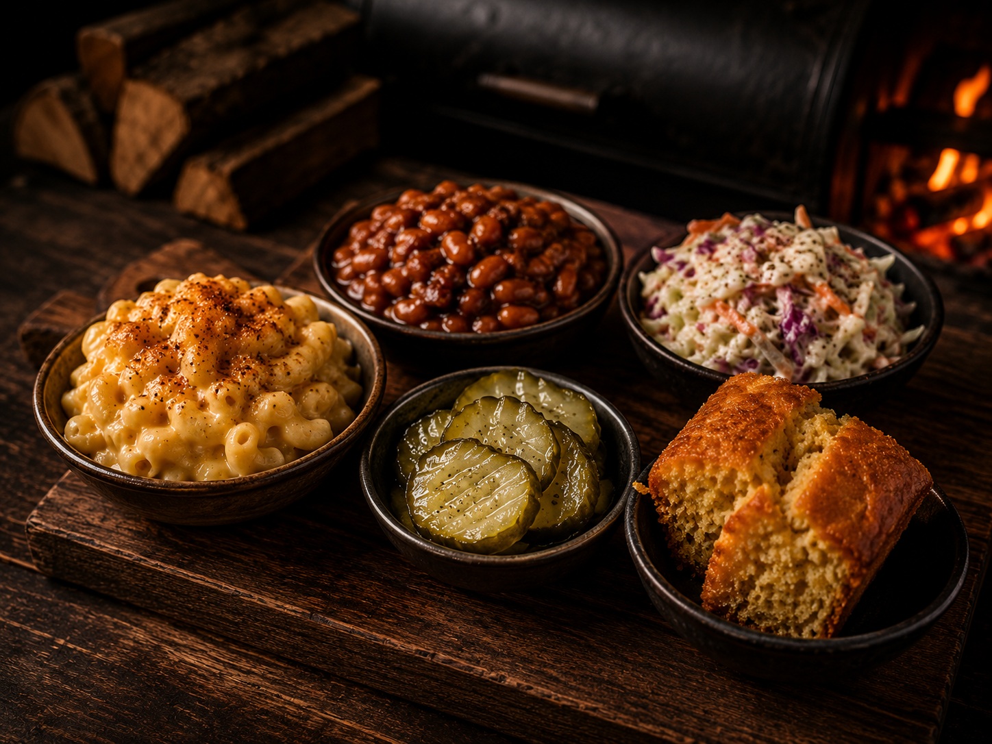 BBQ sides close-up