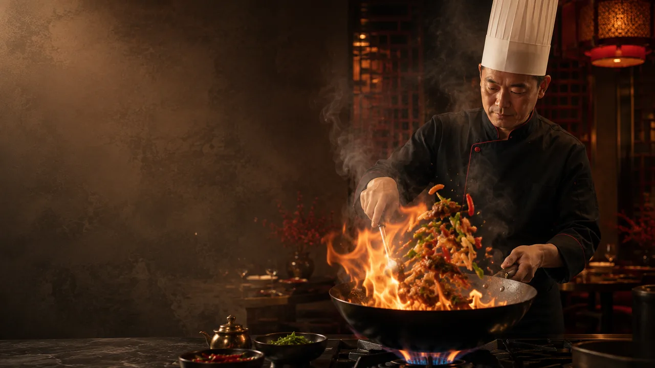 Chinese Restaurant Template homepage, menu, and cart preview