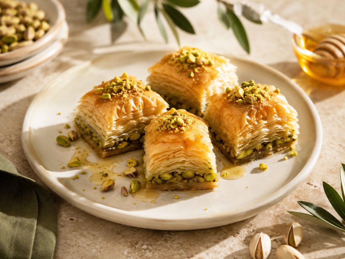 Pistachio Baklava demo visual